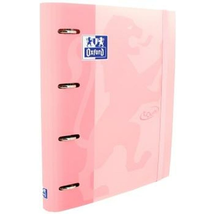 Reliure à anneaux Oxford TOUCH Rose A4+ (4 Unités) 1