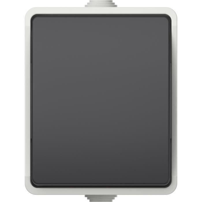 Interrupteur va-et-vient - Aquatop - IP54 - Gris - Intérieur - Plastique haute résistance 3
