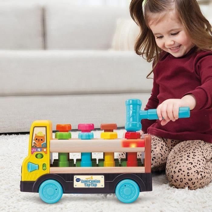 Vtech Lumi Camion Tap Tap (Jouet Avec Partie Bois Certifie Fsc) 1