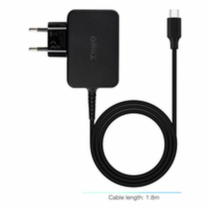 Chargeur d'ordinateur portable TooQ GAN USB-C PD 45W 45 W 14 Chargeur d'ordinateur portable TooQ GAN USB-C PD 45W 45 W 14