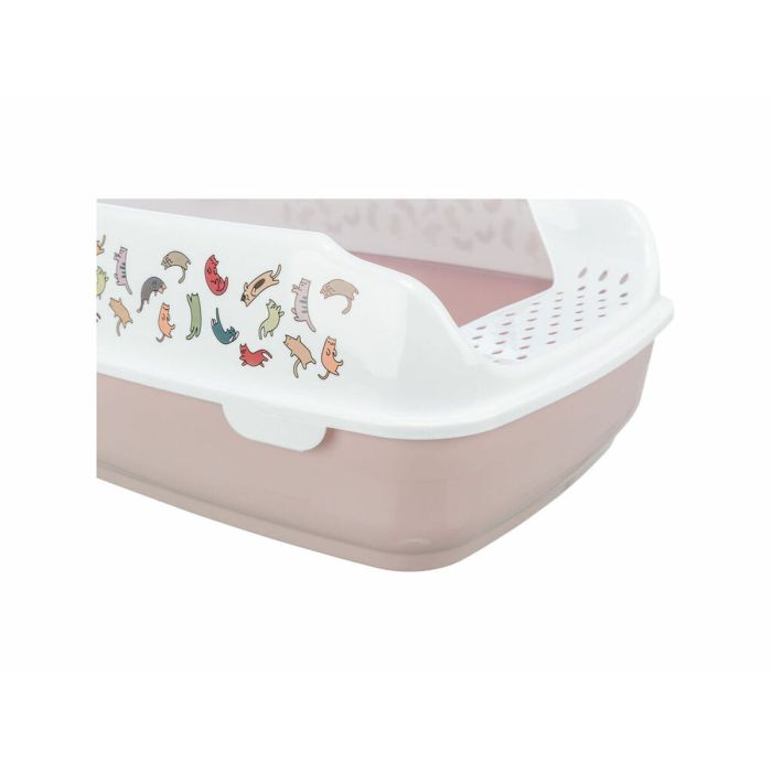 Bac à litière pour chats Trixie Delio Blanc Lila Plastique 38 × 20 × 50 cm 4 Bac à litière pour chats Trixie Delio Blanc Lila Plastique 38 × 20 × 50 cm 4