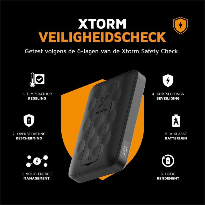 Powerbank Xtorm FS5W101 Noir 10000 mAh 38,5 WH 23