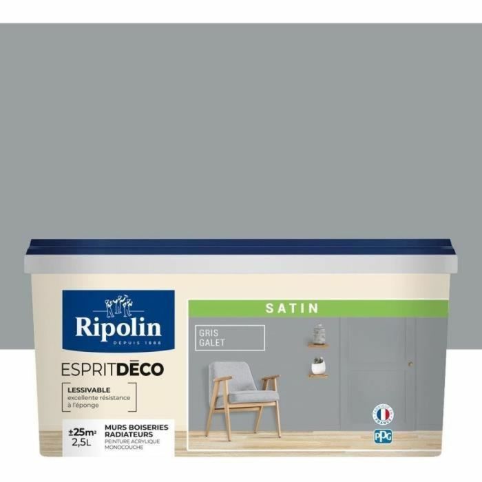 Peinture d'Apprêt Ripolin Gris Satiné 2,5 L 0 Peinture d'Apprêt Ripolin Gris Satiné 2,5 L 0