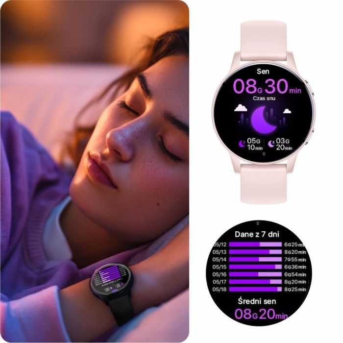 Montre intelligente Forever GSM192507 Rose 1,28" 5 Montre intelligente Forever GSM192507 Rose 1,28" 5