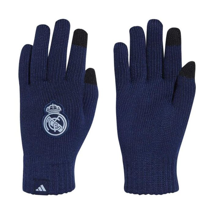 Gants Adidas Real Madrid Rmcf Training Wear Bleu foncé M