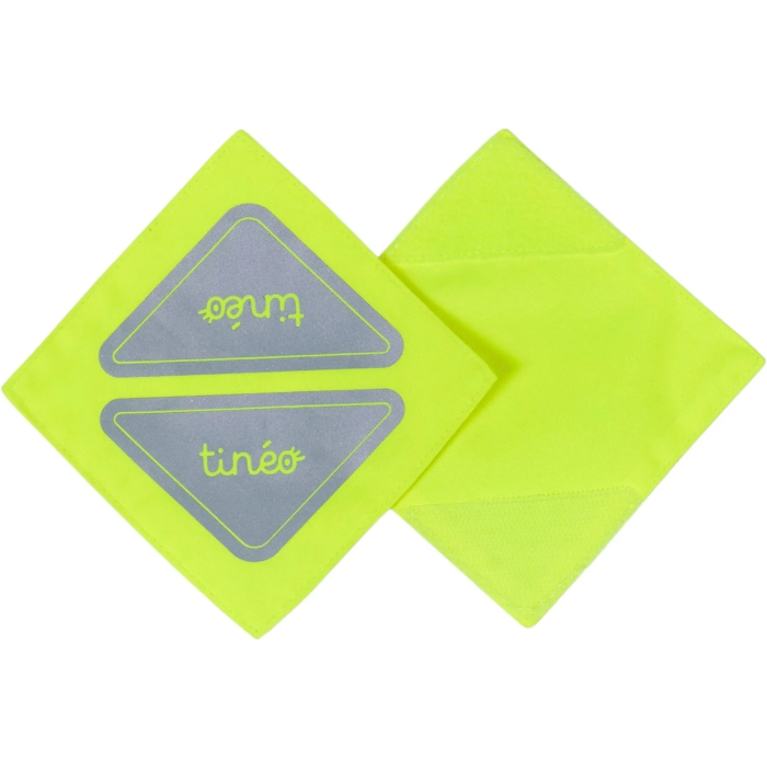 Tineo Patchs réfléchissants pour poussette et vélo - Jaune fluo - Fixation par scratch - Accessoire sécurité visibilité nocturne Tineo Patchs réfléchissants pour poussette et vélo - Jaune fluo - Fixation par scratch - Accessoire sécurité visibilité nocturne