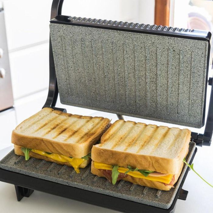 Barbecue Électrique Cecotec Rock¥n grill 700 W 1