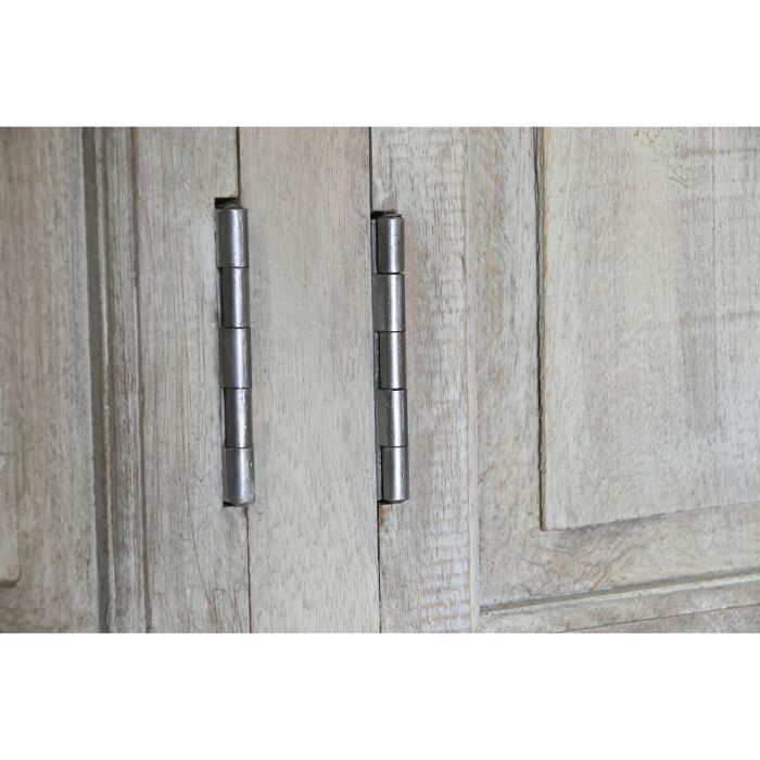 Présentoir Home ESPRIT Blanc Bois de manguier 135 x 50 x 210 cm 4 Présentoir Home ESPRIT Blanc Bois de manguier 135 x 50 x 210 cm 4