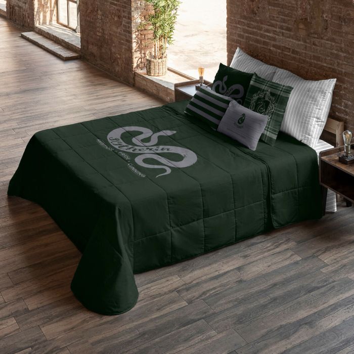 Couette légère Harry Potter Slytherin Multicouleur 250 x 4 x 270 cm Gran lit 2 persones 2