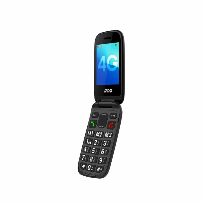 Téléphone portable pour personnes âgées SPC 2337N Noir 128 GB 2,8" 4 Téléphone portable pour personnes âgées SPC 2337N Noir 128 GB 2,8" 4