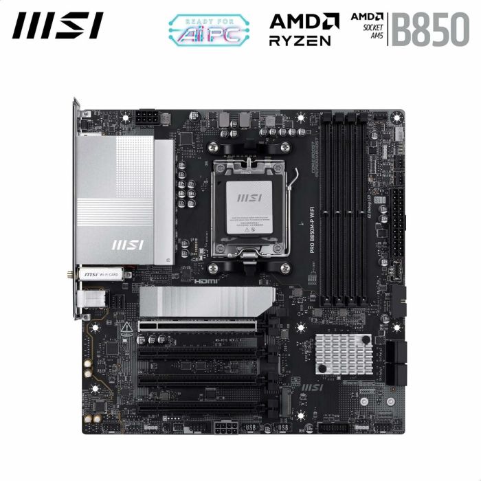 Carte Mère MSI PRO B850M-P WiFi AMD AM5 6
