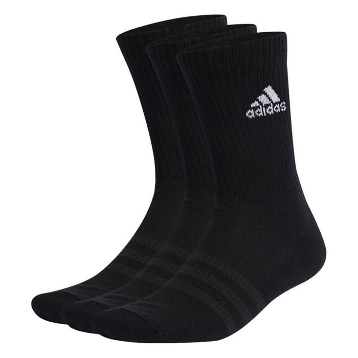 Chaussettes de Sport Adidas C Spw Crw 3P Noir 3 Pièces