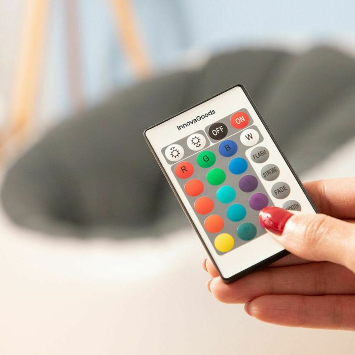 Pack Fauteuil Gonflable avec LED Multicolore et Siège gonflable avec LED multicolore et télécommande InnovaGoods 24 Pack Fauteuil Gonflable avec LED Multicolore et Siège gonflable avec LED multicolore et télécommande InnovaGoods 24