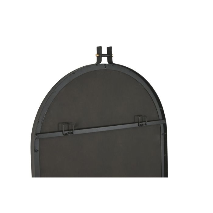 Miroir mural Home ESPRIT Noir Doré Moderne 2