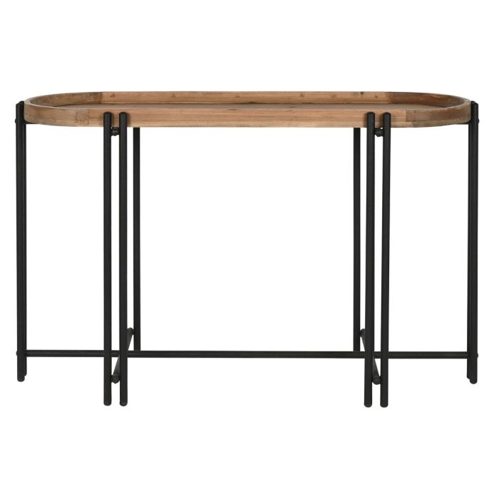 Meuble d'Entrée Home ESPRIT Marron Noir 115 x 40 x 75 cm 4