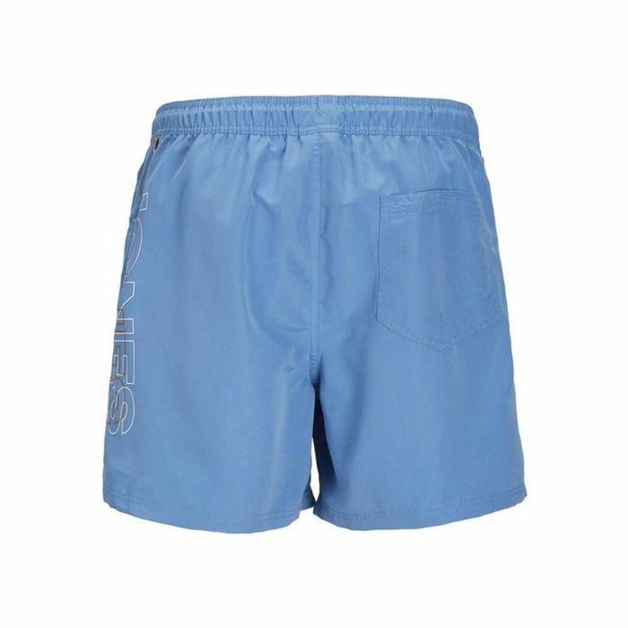 Maillot de bain Enfant Jack & Jones Jpstfiji Jjswim Double Logo Bleu 1