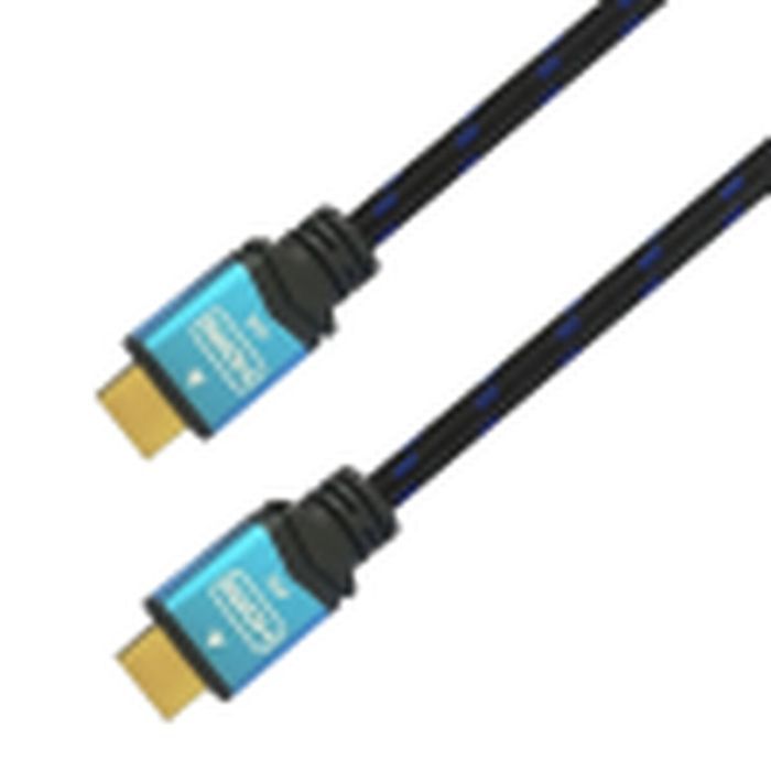 Câble HDMI Aisens A120-0360 Noir/Bleu 10 m 1