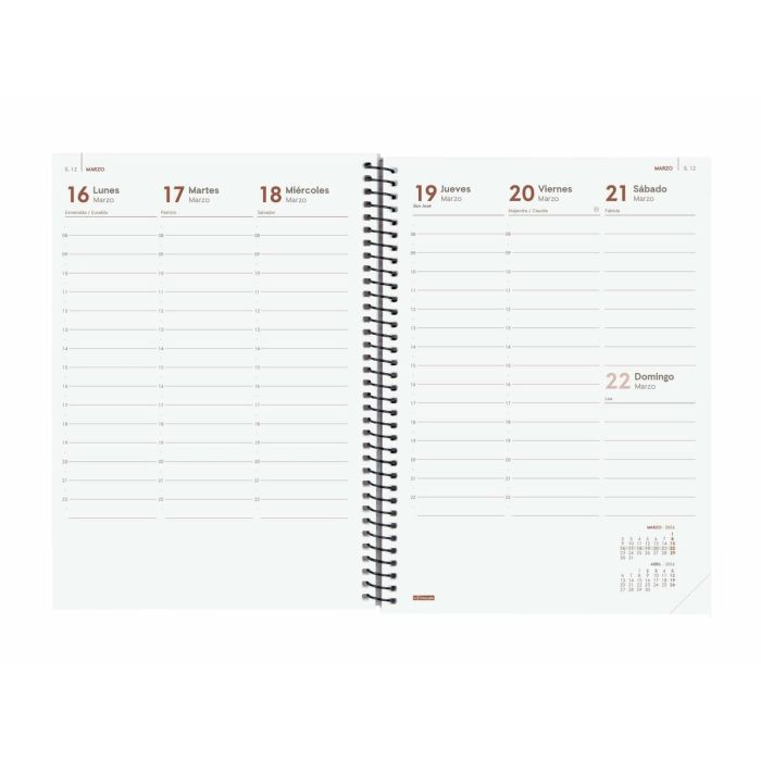 Agenda Finocam YEAR Noir A5 15,5 x 21,2 cm 2026 3