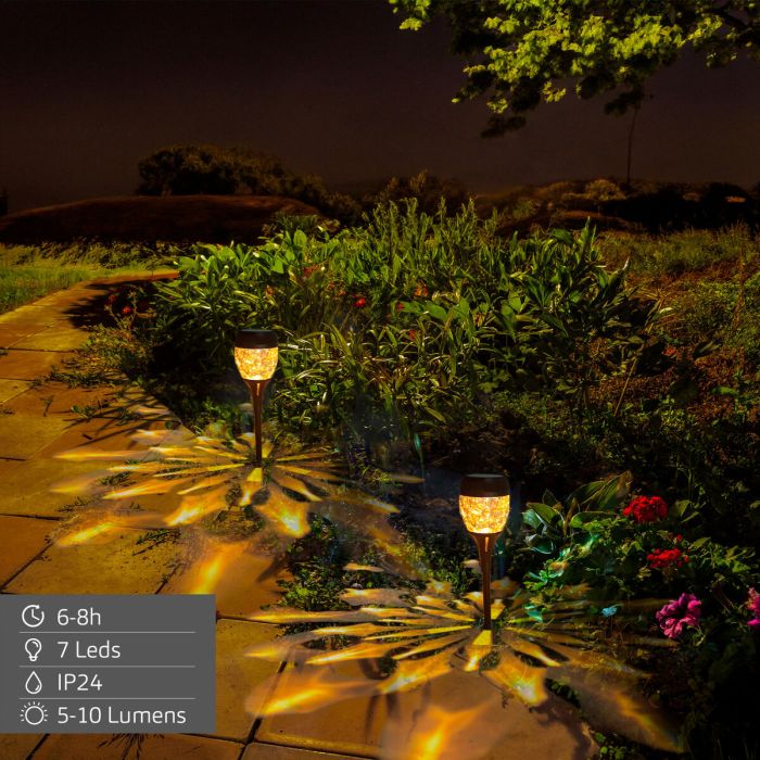 Lampe solaire Aktive 9 x 40 x 9 cm (6 Unités) 4 Lampe solaire Aktive 9 x 40 x 9 cm (6 Unités) 4