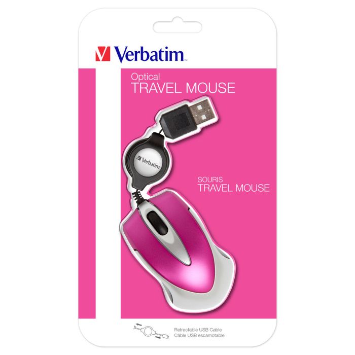 Souris Optique Verbatim 49021 Rose 4