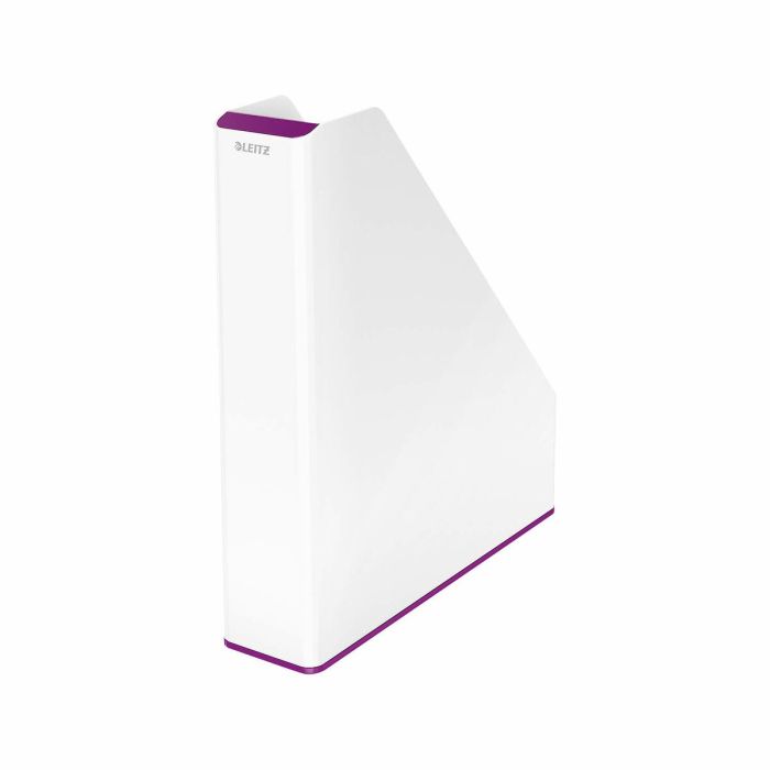 Porte-revues Leitz Blanc Violet A4 polystyrène 7,3 x 31,8 x 27,2 cm 2 Porte-revues Leitz Blanc Violet A4 polystyrène 7,3 x 31,8 x 27,2 cm 2