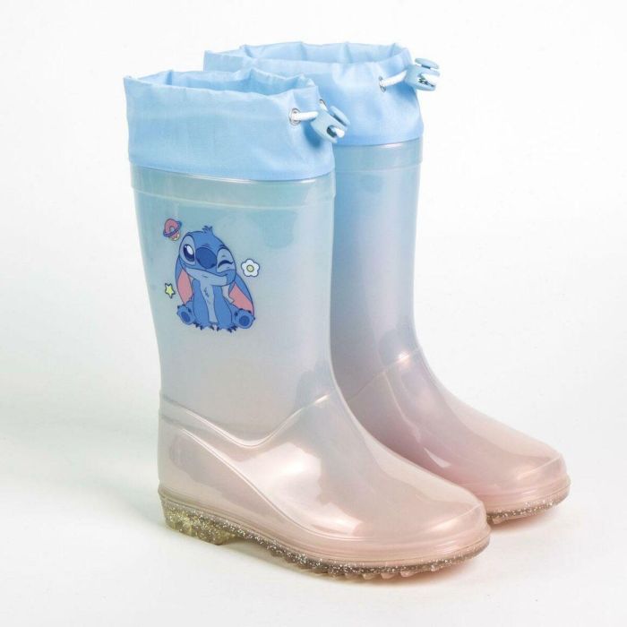 Bottes en Caoutchouc pour Enfants Stitch Bleu clair 5 Bottes en Caoutchouc pour Enfants Stitch Bleu clair 5