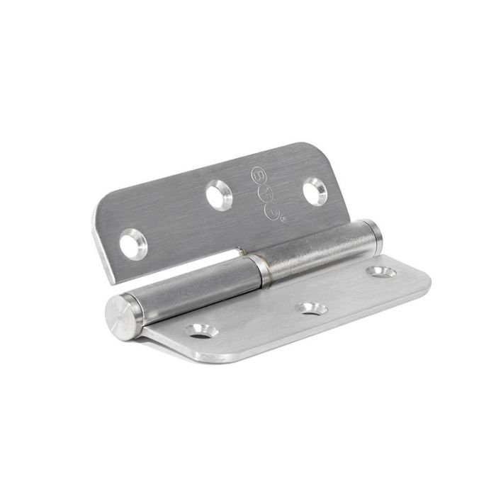 Pernio Inoxidable C/Redondo 90-65-2,5 Izquierda Inoxidable 201 Herrajes Alk 1