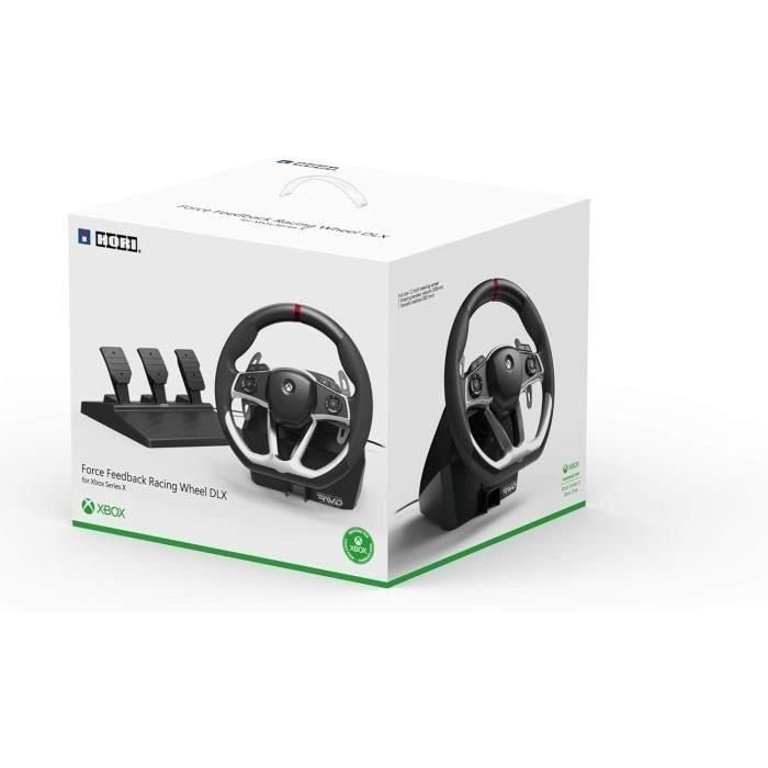Volant de course - HORI - Xbox - Force Feedback Racing Wheel DLX avec pédales pour Xbox Series X/S - Noir 4 Volant de course - HORI - Xbox - Force Feedback Racing Wheel DLX avec pédales pour Xbox Series X/S - Noir 4