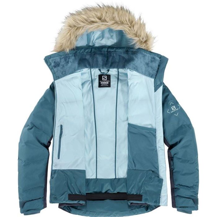 Anorak de ski Salomon LC1562200 Bleu clair 6 Anorak de ski Salomon LC1562200 Bleu clair 6
