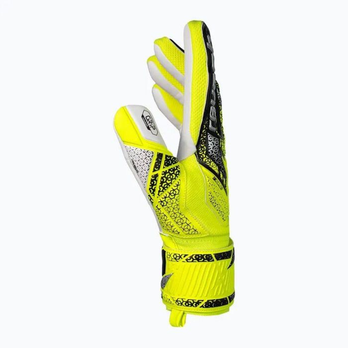 Gants de Gardien de But Reusch Attrakt Grip safe Jaune Adultes S 4
