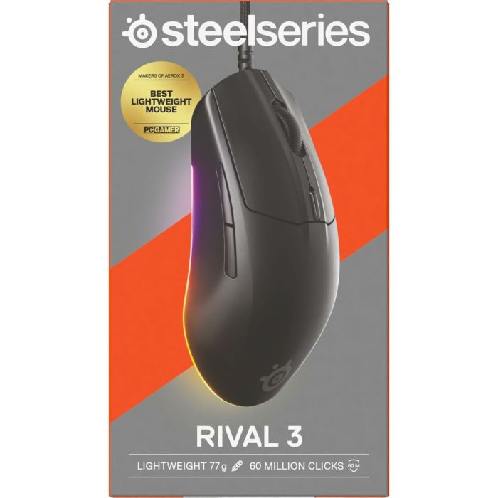 Souris SteelSeries 62515 Noir 8500 dpi 4 Souris SteelSeries 62515 Noir 8500 dpi 4