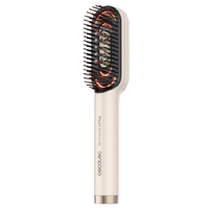Brosse réparatrice Cecotec HairCare Revitalize Little LED, massage, sérum, rechargeable, champagne 1