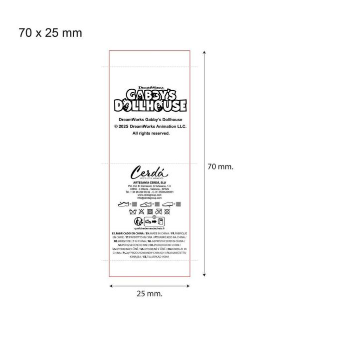Chaussons Gabby's Dollhouse Rose 22-23 3 Chaussons Gabby's Dollhouse Rose 22-23 3