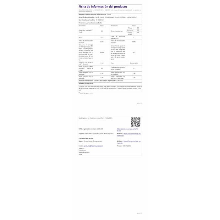 Lave-vaisselle Candy 1 Lave-vaisselle Candy 1