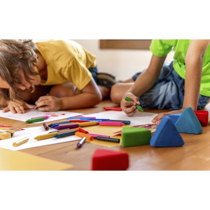 Crayons gras de couleur Jovi 989 Jaune 25 Pièces 4 Crayons gras de couleur Jovi 989 Jaune 25 Pièces 4