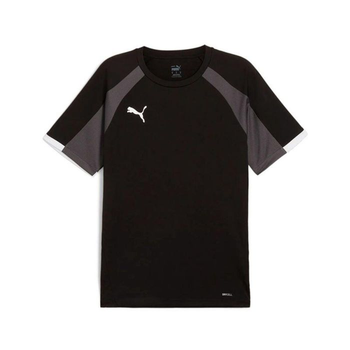 Maillot de Football à Manches Courtes pour Homme Puma Individual liga Noir S