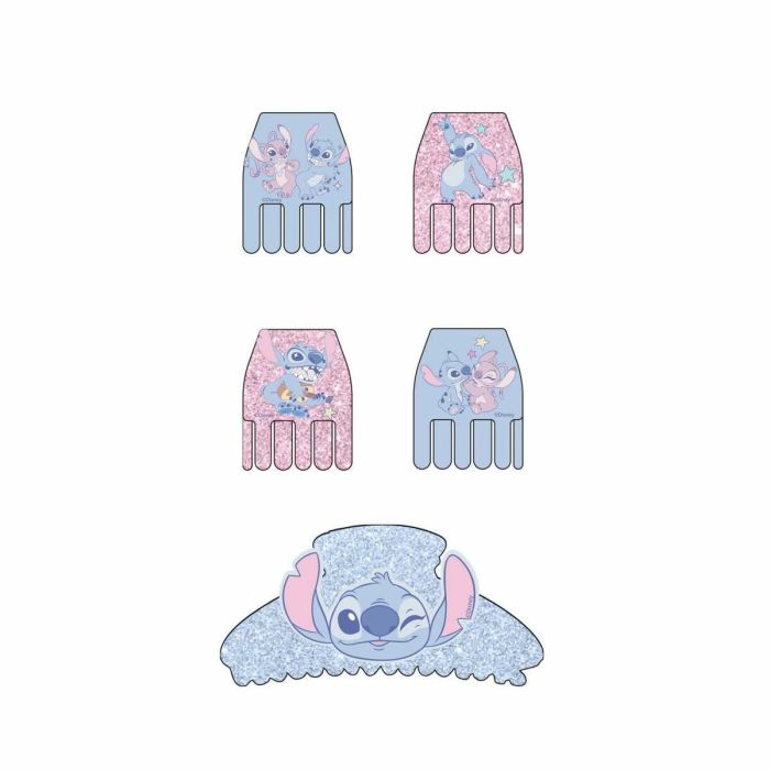 Pinces à cheveux Stitch Bleu 5 Pinces à cheveux Stitch Bleu 5
