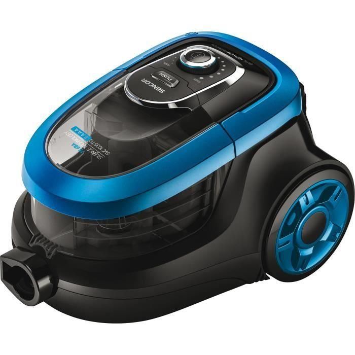 Sencor Aspirateur traîneau sans sac SVC-1035TQ - 750 W, filtre HEPA H13, 75 dB, réservoir 1 L, tube télescopique métallique, noir/bleu Sencor Aspirateur traîneau sans sac SVC-1035TQ - 750 W, filtre HEPA H13, 75 dB, réservoir 1 L, tube télescopique métallique, noir/bleu