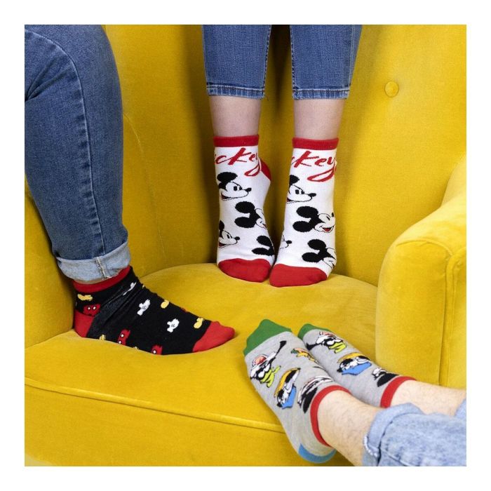Chaussettes Mickey Mouse Unisexe 3 paires 1