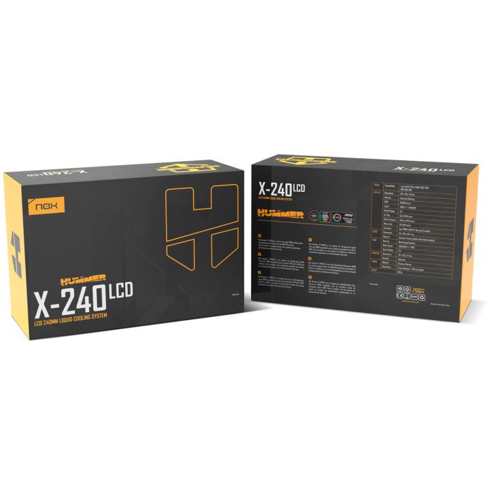 Kit de refroidissement liquide Nox-Xtreme HUMMER X-240 1