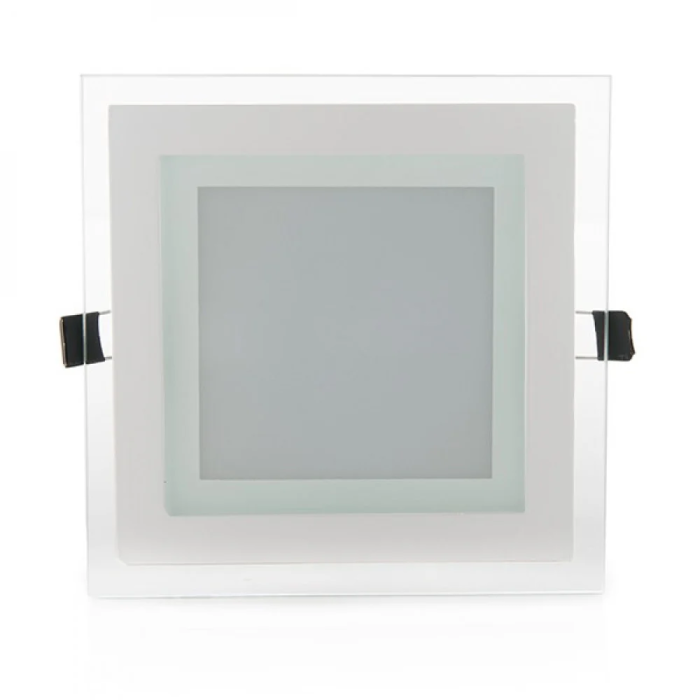 Downlight LED 12W 1200Lm 6000K Carré Cristal 40.000H [GR-MB02-12W-CW]