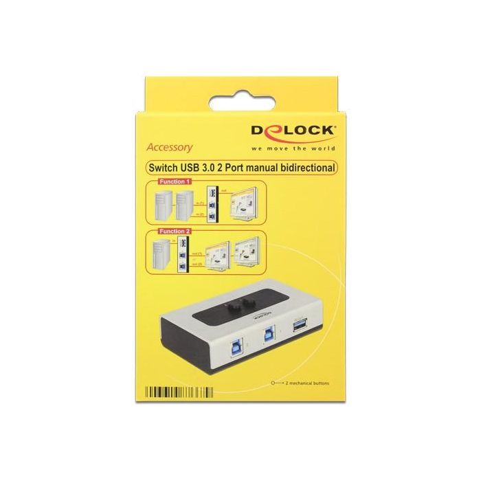 DELOCK Switch 2-port USB 3.0manuell bidirektional Delock 1