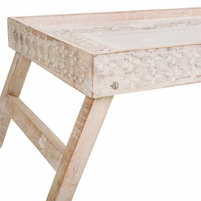 Plateau de lit pliable Alexandra House Living Bois de manguier 30 x 20 x 70 cm 1