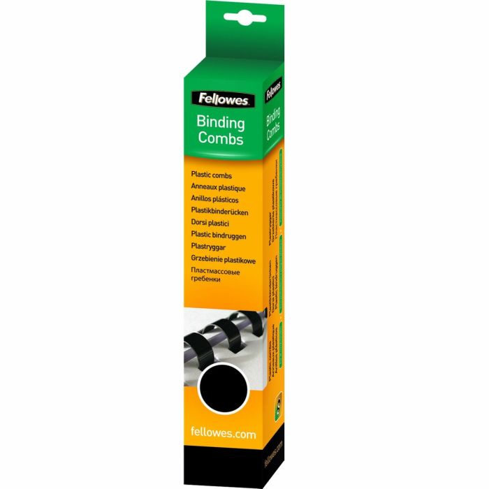 Spirales Fellowes 100 Pièces reliure Noir PVC (Ø 10 mm) (10 Unités) 1