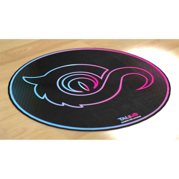 Tapis Gaming Talius Floorpad 100 Noir Tissu Ø 100 cm