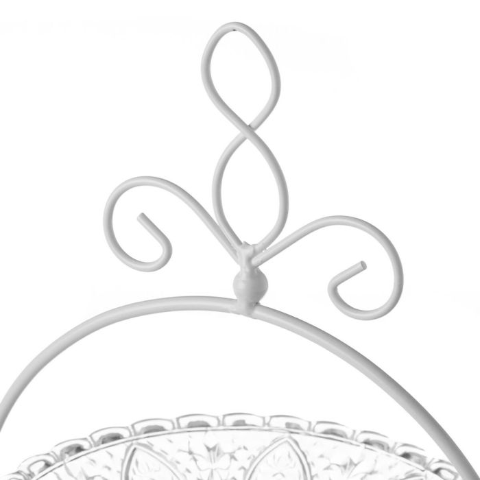 Coupe à fruits Blanc Transparent Verre 25 x 25 x 29 cm 2