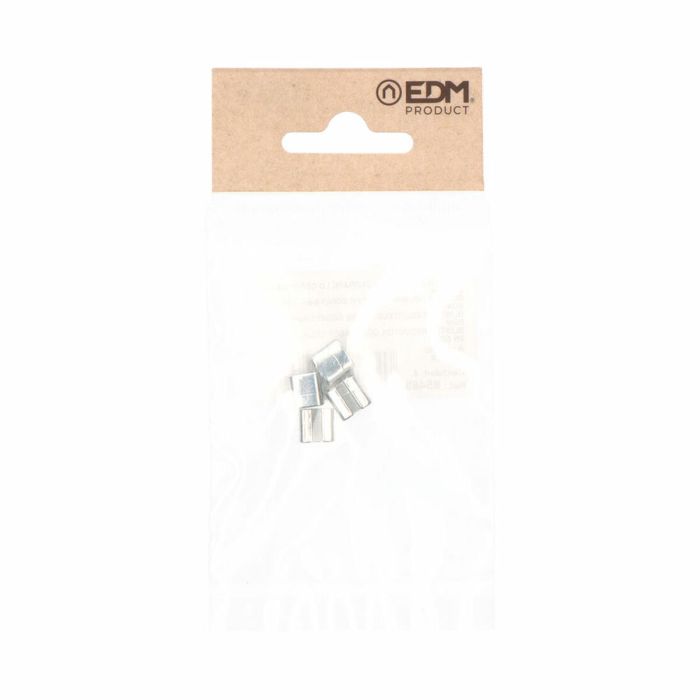 Carré de porte EDM 85489 CDD07 Acier 8 x 15 mm Réducteur (4 Unités) 2