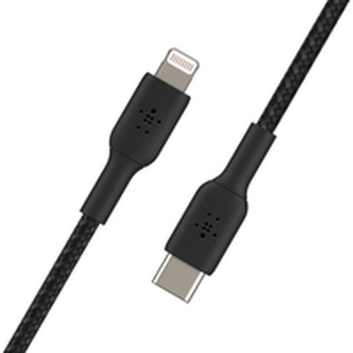 Câble USB-C vers Lightning Belkin CAA004BT2MBK Noir 2 m 13 Câble USB-C vers Lightning Belkin CAA004BT2MBK Noir 2 m 13