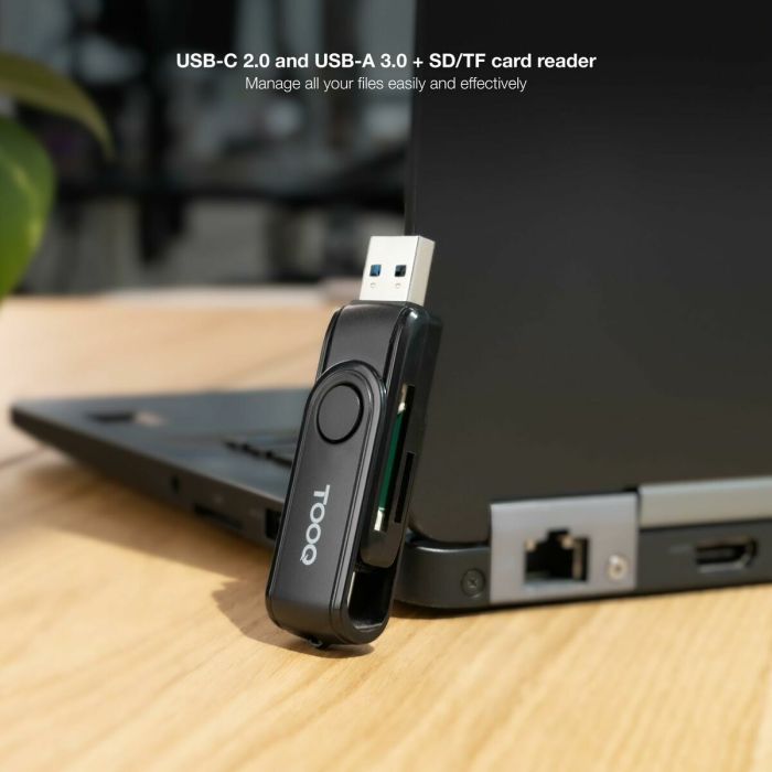 Lecteur de Cartes TooQ TQR-3003B Noir 4