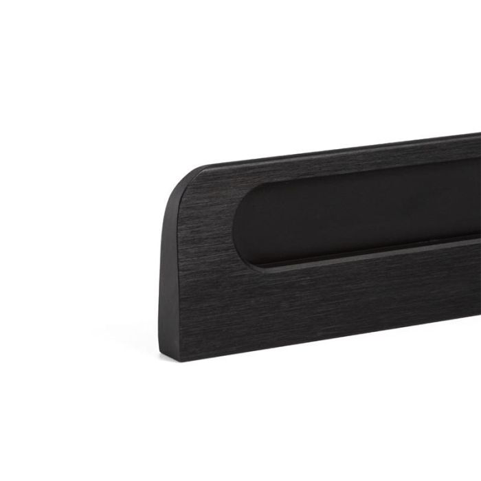 Tirador Aluminio Peak Acabado Negro Cepillad Dist. Agujero Dist. 1120Mm. Viefe 1